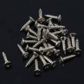 30pcs Pickguard Screw For Fender Strat/Tele Electric Guitar Bass silver.