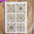 Stencil for Wall & Fashion Painting Template 10in by 8in.. 