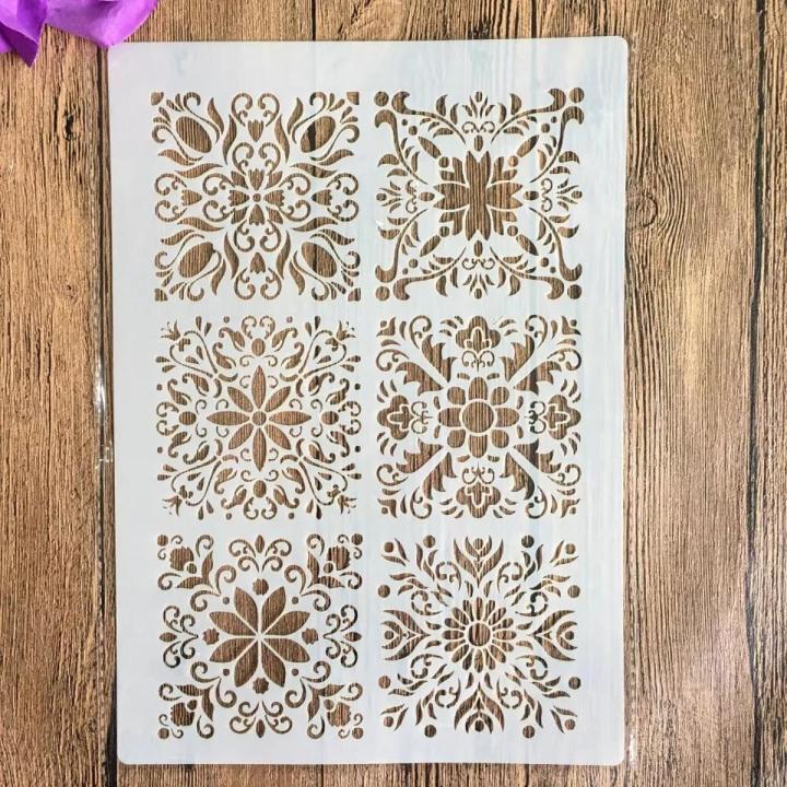Stencil for Wall & Fashion Painting Template 10in by 8in.