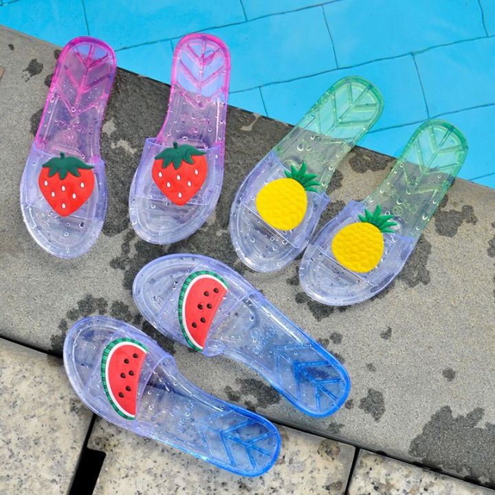 Crystal%20Slippers%20Women's%20Summer%20Korean%20Style%20ins%20Cute%20Cartoon%20Student%20Outer%20Wear%20Non-Stinky%20Feet%20Transparent%20Beach%20Sandals%20for%20Women%20M%20-%20Image%206