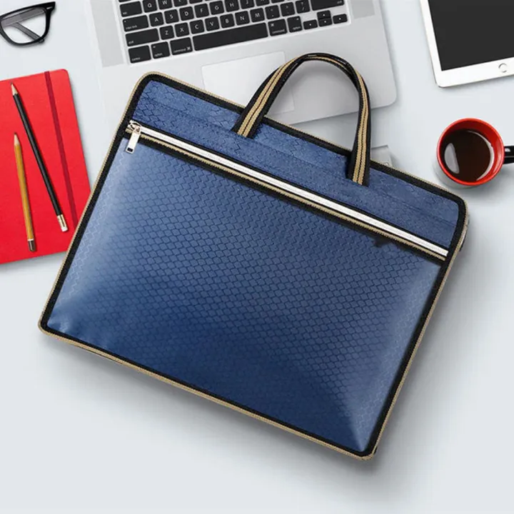 THE%20IDOL%20Waterproof%20High%20Capacity%20Filing%20Products%20Student%20Portfolio%20Bag%20Conference%20Bag%20Organizer%20Bag%20Business%20Handbag%20File%20Organizer%20Package%20Business%20Storage%20Bag%20A4%20File%20Bag%20Briefcase%20Canvas%20-%20Image%203