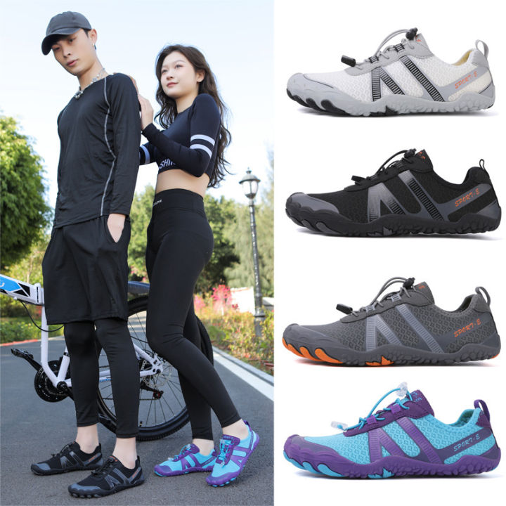 Five-Finger plus Size Upstream Shoes Men's Shoes Wading Lovers Shoes Women's Outdoor Diving Beach Shoes Fitness Cycling Hiking Shoes
