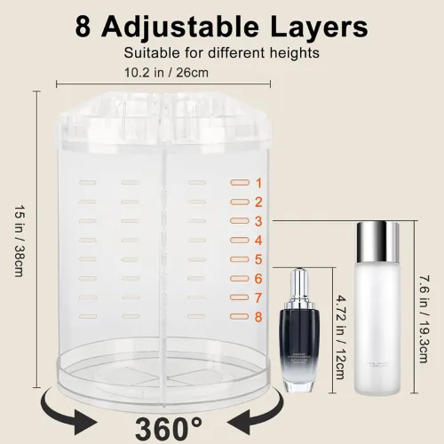 Life%20style%20mall%20360%20Degree%20Rotation%20Transparent%20Acrylic%20Cosmetics%20Storage%20Box%20Fashion%20Spin%20Multi-function%20Detachable%20Makeup%20Beauty%20Organizer-Makeup%20Bags%20&%20Organizers%20-%20Image%203