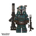 Ready Stock Wm6094 Heavy Infantry Mandalorian Star Wars Minifigures Building Blocks Assembled Kids Toys. 