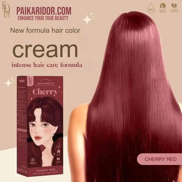 Kota Color Cream Hair Color (CHERRY RED)