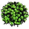 BRADOO-100Pcs 1/4Inch Adjustable Micro-Type Drip Irrigation System Watering Sprinklers Anti-Clogging Emitter Garden Supplies.