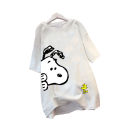 Fire cec Short Sleeve T Women's T-shirt Mid-Length 2024 New Loose bf European Goods Large Version ins Summer Clothes.