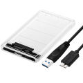 SATA3转USB3.0移动硬盘盒usb3.0硬盘SSD HDD固态机械硬盘盒JMS578. 
