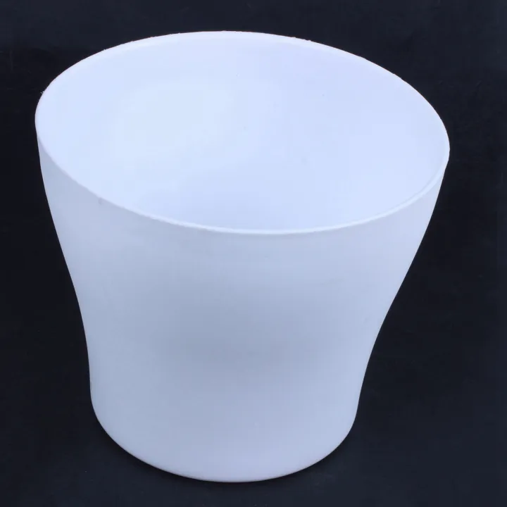 2X%20Plastic%20Plant%20Flower%20Pot%20Planter%20With%20Saucer%20Tray%20Round%20Gloss%20White%20Upper%20Caliber%20-,%2017cm%20/%206.69%20inch%20-%20Image%205