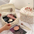 Cute Style Cosmetic Bag Trendy South Korean Japanese Design Makeup Bag Ins Love Large Capacity Storage Bag for Travel Daily Use Beauty Enthusiasts Organizational Aid Gifting. 