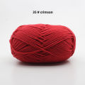 4-Ply Milk Cotton Knitting Yarn (2 Pieces) - Get Creative with This Easy-to-Use and Clean Yarn for Your Crafting Projects. 