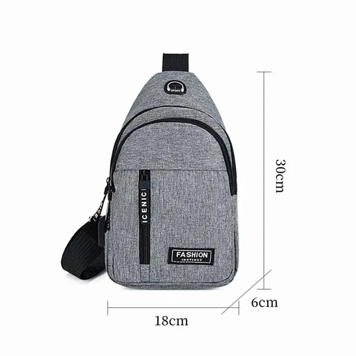 Men's%20Bag%20Solid%20Color%20Men's%20Chest%20Bag%20Outdoor%20Casual%20Fashionable%20Small%20Satchel%20Canvas%20Handbag%20Zipper%20Messenger%20Fashion%20Bags%20-%20Image%204
