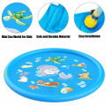 Inflatable Kids Round Water Splash Play Pool PVC Swimming Pools 100cm Playing Sprinkler Mat Yard Outdoor Fun Dropshipping. 
