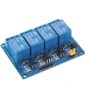 High-Quality 4-Channel 5V Relay Module for Fire Safety Systems. 