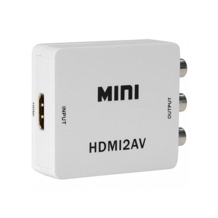 HDMI to AV 1080P Converter HDMI to RCA Audio Video CVBS Adapter