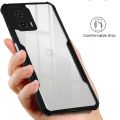 Xund Stylish Cases For Motorola Moto G73 Luxury Raised Edges Protect Camera And Screen Xund Shockproof Transparent Durable And Reliable Clear Phone Back Covers.