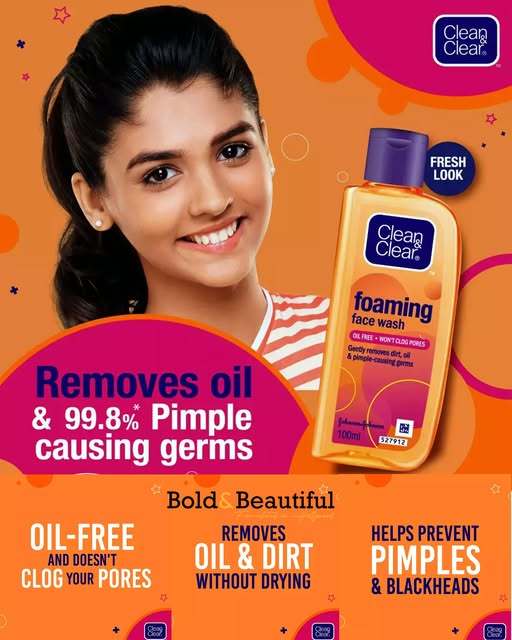 Clean & Clear Foaming Face Wash 100ml