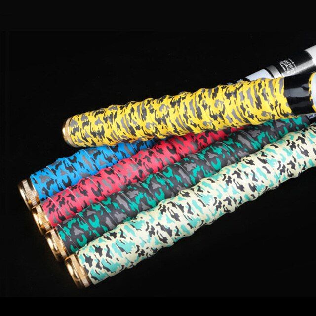 1pc/60pcs Non-slip Rubber Grip Tape Tennis Badminton Fishing Rod Pole Golf Squash Racket Anti Slip Over Grip Tape Sweat Tape