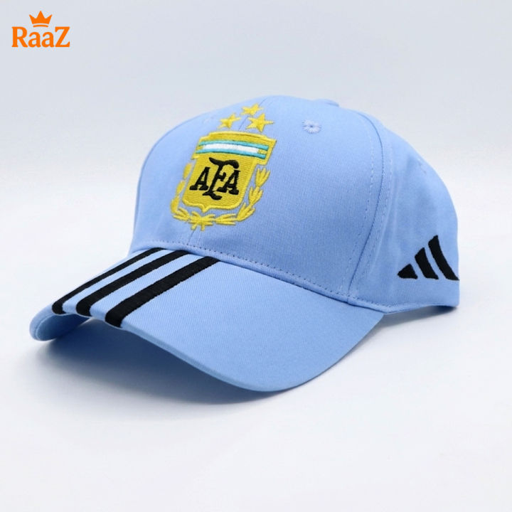 Sky Blue Argentina Football World Cup Adjustable Sports Fan Cap