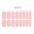 1Set INS Trendy 16 Strips Semi Cured Gel Nail Sticker French Nail Art Gradient Colors Gel Full Nail Wraps Gel Nail Polish Strip. 
