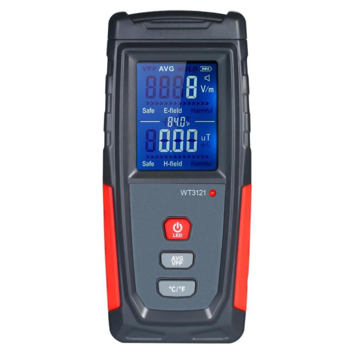 High Precision Handheld Mini Digital LCD EMF Tester Electromagnetic Field Radiation Detector Meter Dosimeter Tester Counter
