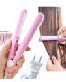 Mini Hair Straightener Multicolor Flat Iron Curler Ceramic Tourmaline Plate Easy Use And Carry Pocket Curling Styling Tool. 