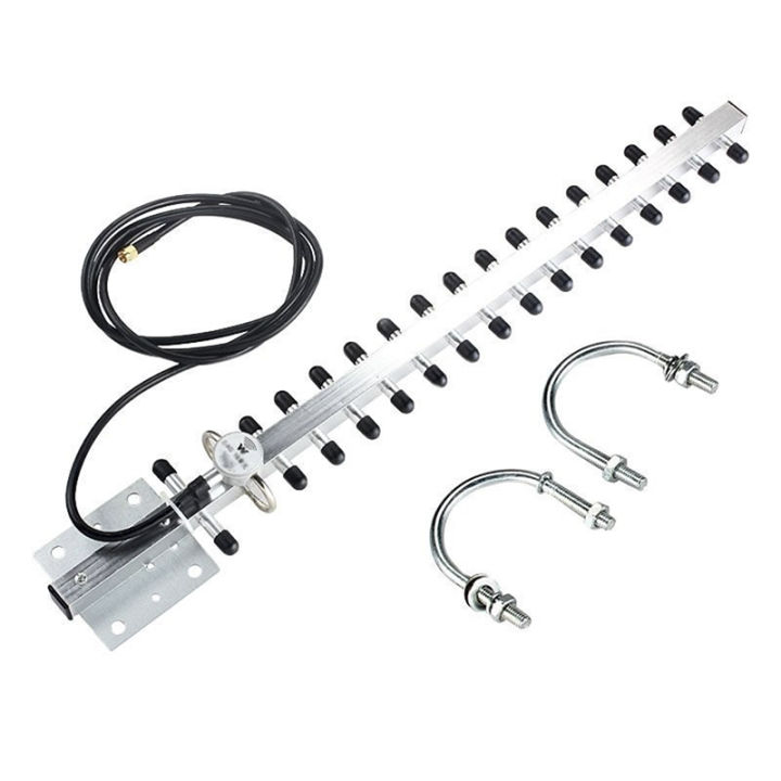 RP-SMA 2.4GHz 25dBi Directional Outdoor Wireless Yagi Antenna WiFi Router