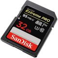 SanDisk 32GB 95MB/s Extreme PRO SDHC UHS-I Memory Card. 