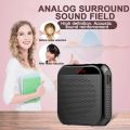 Gosear 5W 2400mAh Voice Amplifier Multifunctional Portable Personal Voice Speaker with Microphone Display for Teachers Speech.
