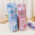 12PCS Sanrio Hello Kitty Cinnamoroll Cute Cartoon HB Pencils, 12 Pencils 1 Pencil Roller Stationery Box Set, Writing Drawing.