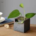 Japanese Ikebana Ceramic Vase Decorative Planters Flowerpot for Home Bedroom 8x8x8cm.