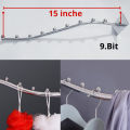 1.pcs 9 Ball pin Hooks Wall Drope Hanger/Shop/Showroom Display Hook Rail bar for Clothes/Kitchen/Mobile-Heavy Duty Wall Mount.