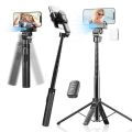 C16 Handheld Gimbal Stabilizer AI Face Tracking Smart Stabilizer Selfie Stick Tripod & Wireless Remote.