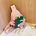 2021 New Children's Bag Backpack Dinosaur Boys and Girls Cute Princess Baby Fashion Chest Bag Cross-body. 