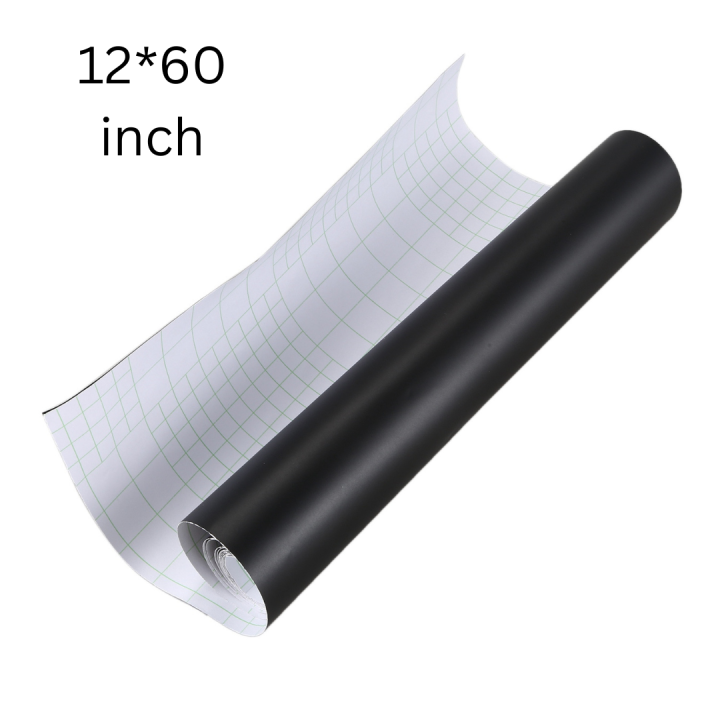 12X60 inch glossyBlack Vinyl Film Wrap Car Diy Sticker