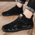 High-quality Leather Men's Shoes New Breathable Men's Platform Sneakers.