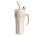 1.25L Tumblers With Handle Insulated Mugs With Lids And Straws Vacuum Insulated Car Cup Coffee Travel Tumbler Cups. 