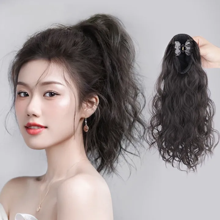 40CM%20Synthetic%20Ponytail%20Extension%20Wavy%20Curly%20Hair%20Claw%20Clip%20on%20Ponytail%20Hair%20Extension%20Heat-Resistant%20False%20Hairpiece%20-%20Image%203