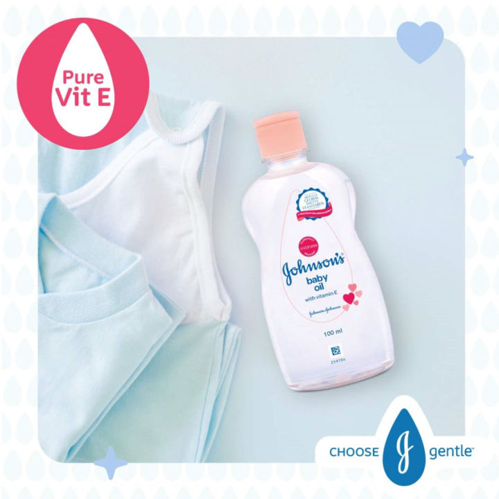 Johnsons%20Baby%20Oil%20With%20Vitamin%20E%20100ml%20A%20Gentle%20Mild%20Formula%20For%20Baby%20Massage%20And%20Soft%20Nourished%20Skin%20-%20Image%202