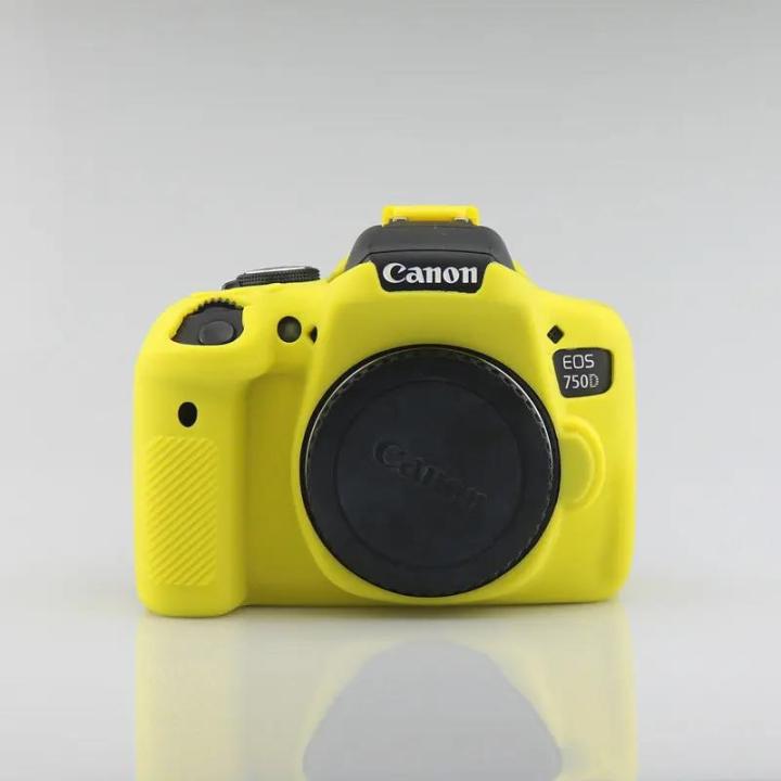 For%20Canon%20EOS%20750D%20Silicone%20Armor%20Skin%20Case%20Body%20Cover%20Protector%20DSLR%20Camera%20Bag%20Rebel%20T6i%20-%20Image%206
