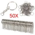 Metal Keychains with Split Ring Link Chain Key Rings Keyfob Key Pendants Holder Rings DIY Key Chains Keyring Wholesale. 