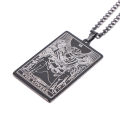 Wicca Tarot Card Waite Major Arcana Pagan Pendant Amulet Necklace-THE LOVERS.