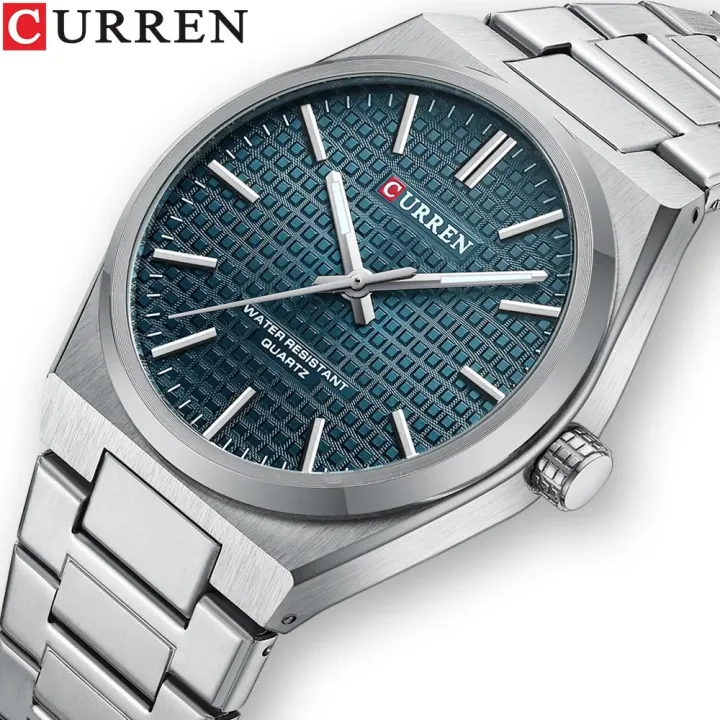 CURREN%208439%20Silver%20Stainless%20Steel%20Analog%20Watch%20For%20Men%20-%20Royal%20Blue%20&%20Silver%20-%20Image%203