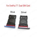 Replacement Dual Sim Tray for OnePlus 7T Sim Slot 1+7T - Sim Slot. 