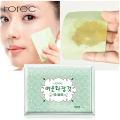 100 Pcs Portable Oil Blotting Sheets Disposable Facial Oil-Absorbing Paper Tissue Makeup Tool for Men and Women  for Oily Skin, Natural Blotting Paper Oil Blotting Sheets to Remove Excess and Shine, Make Up Friendly Oil Remover. 
