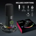 Fifine K658 USB RGB Microphone for PC/Mac/Mobile (Official Product). 