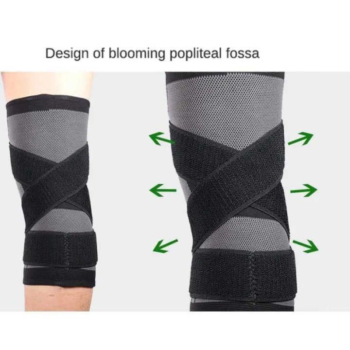 Yoomee%201%20Pcs%20Compression%20Knee%20Sleeve%20Knee%20Brace%20for%20Men%20&%20Women%20Knee%20Support%20for%20Running,%20Crossfit,%20Basketball,%20Pain%20Relief,%20Meniscus%20Tear%20Arthritis%20Faster%20Recovery%20Adjustable%20Strap%20-%20Image%206