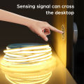 Hidden Penetrable Touch Dimmer Switch USB 5V COB LED Strip Light Tape 320LED/M Mirror TV Backlight Kitchen Cabinet Room Decor.