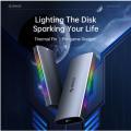 ORICO M2R2-G2-SV 10Gbps Multi-Color Glowing RGB Gaming Style M.2 NVMe SSD Enclosure(Silver).