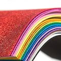 Art and Craft Foam A4 Size Glitter Sheets – Scrapbooking and Paper Decorations, Pack of 10 Pcs.